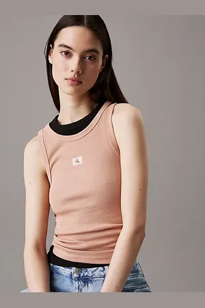 Calvin Klein Slim Ribbed Cotton Tank Top