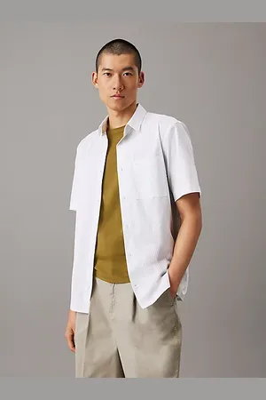 Calvin Klein Striped Short Sleeve Shirt