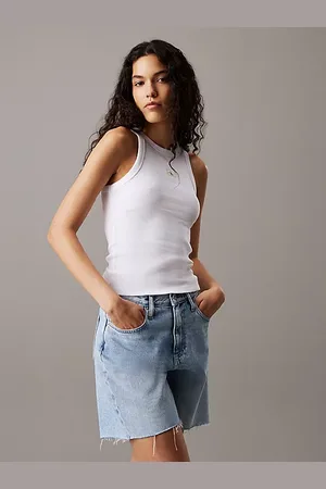 Calvin Klein Slim Ribbed Cotton Tank Top