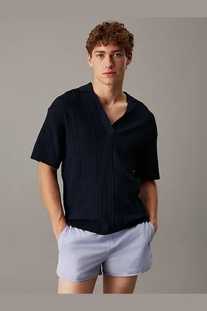 Calvin Klein Open Knit Beach Polo Shirt