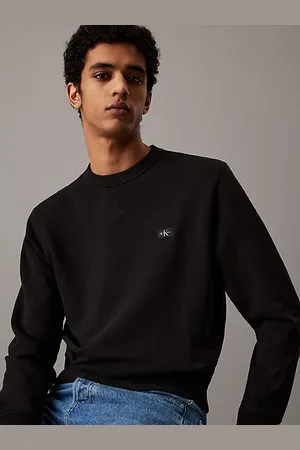 Calvin Klein Cotton Terry Badge Sweatshirt