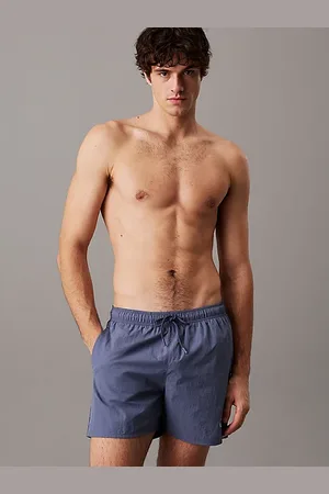 Calvin Klein Medium Drawstring Swim Shorts - CK Monogram