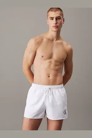 Calvin Klein Short Drawstring Swim Shorts - CK Monogram