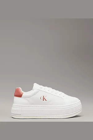 Calvin Klein Leather Platform Trainers