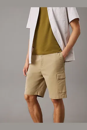 Calvin Klein Straight Twill Cargo Shorts