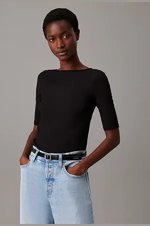 Calvin Klein Skinny Modal Scoop Back Top