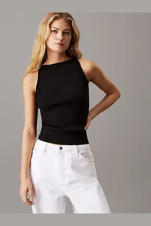 Calvin Klein Ribbed Cotton Tank Top