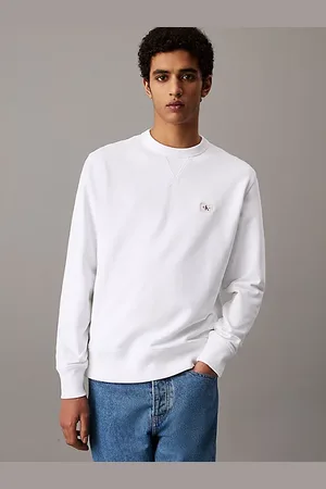 Calvin Klein Cotton Terry Badge Sweatshirt