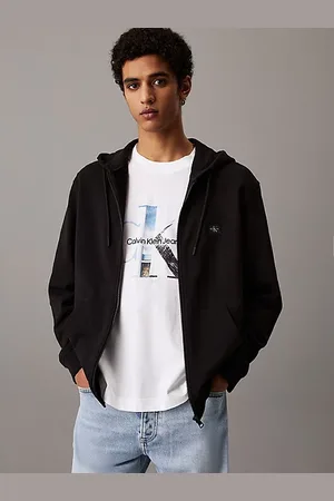 Calvin Klein Cotton Terry Zip Up Hoodie