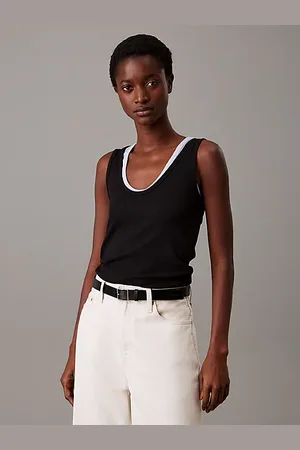 Calvin Klein Slim Ribbed Tank Top