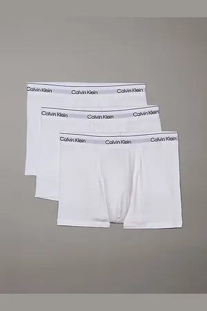 Calvin Klein 3 Pack Relaxed Dart Trunks - Icon Cotton Stretch