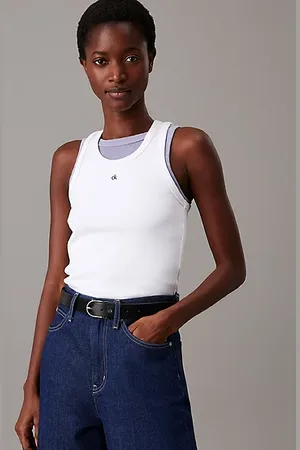 Calvin Klein Slim Ribbed Tank Top