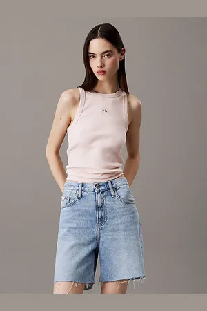 Calvin Klein Slim Ribbed Cotton Tank Top