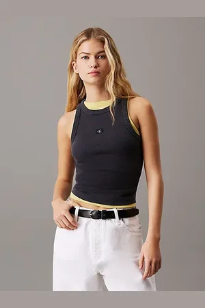Calvin Klein Slim Ribbed Cotton Tank Top
