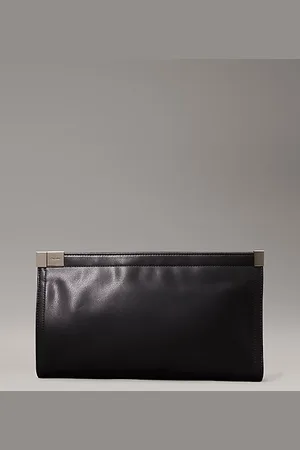 Calvin Klein Oversized Leather Clutch