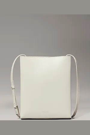 Calvin Klein Leather Crossbody Tote Bag