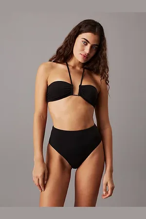 Calvin Klein High Waisted Bikini Bottoms - CK Wire
