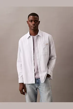 Calvin Klein Relaxed Striped Oxford Shirt