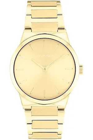 Calvin Klein Plated Steel Bracelet Watch