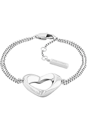 Calvin Klein Double Chain Heart Bracelet
