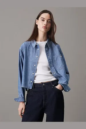 Calvin Klein Cropped Dad Shirt