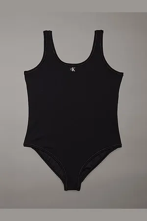 Calvin Klein Girls Swimsuit - CK Monogram