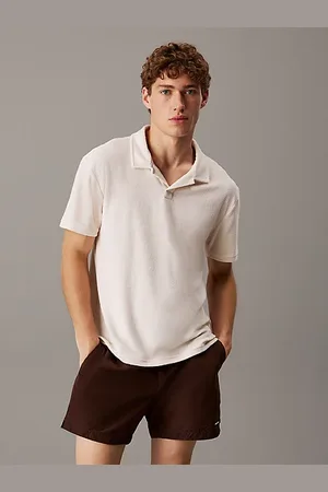 Calvin Klein Towelling Beach Polo Shirt