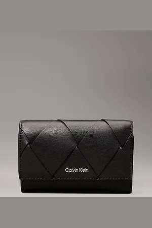 Calvin Klein Woven RFID Trifold Wallet