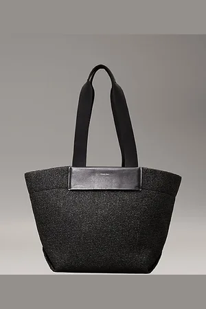 Calvin Klein Raffia Tote Bag