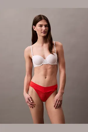 Calvin Klein Low Rise Thong - Icon Logo Lace