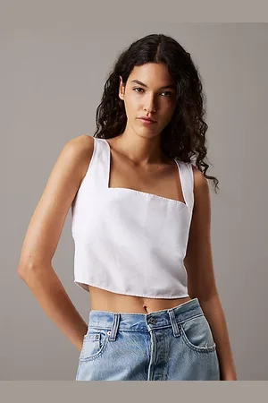 Calvin Klein Soft Cotton Linen Twill Top