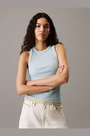 Calvin Klein Slim Ribbed Cotton Tank Top