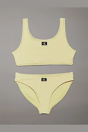 Calvin Klein Girls Bralette Bikini Set - CK Monogram