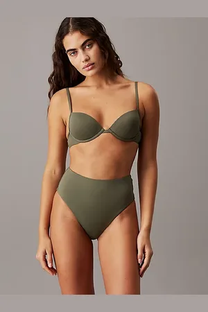 Calvin Klein High Waisted Bikini Bottoms - CK Essentials