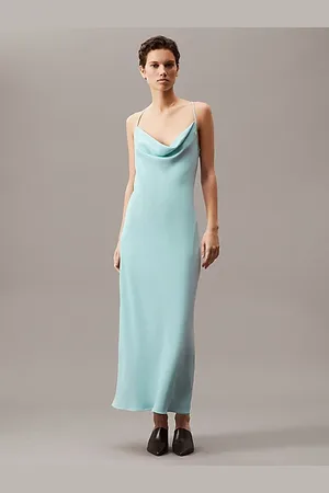 Calvin Klein Soft Crepe Slip Dress