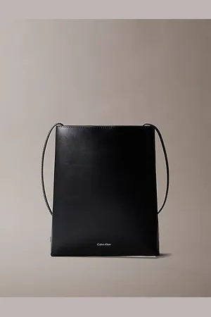 Calvin Klein Leather Crossbody Tote Bag
