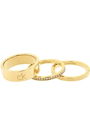 Calvin Klein 3-in-1 Crystal Embellished Ring