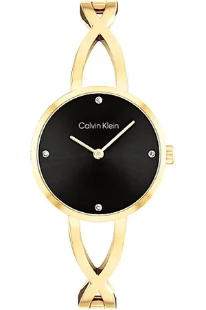 Calvin Klein Plated Steel Bracelet Watch