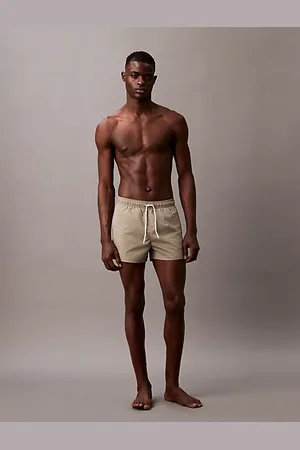 Calvin Klein Short Drawstring Swim Shorts - CK Monogram