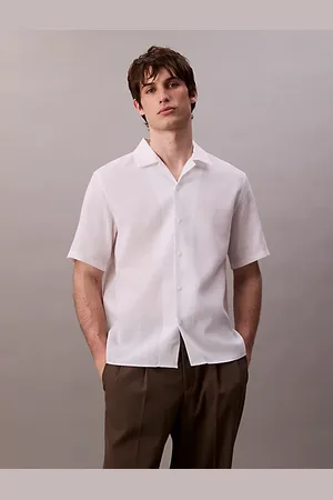 Calvin Klein Linen Short Sleeve Shirt
