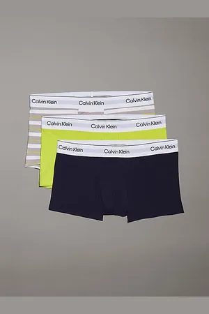 Calvin Klein 3 Pack Low Rise Trunks - Icon Cotton Stretch