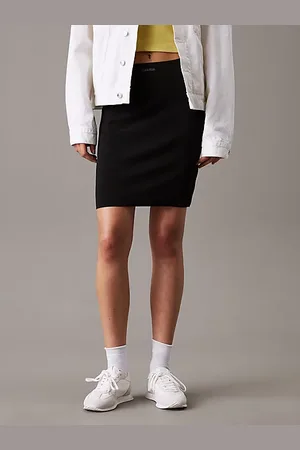 Calvin Klein Slim Stretch Knit Mini Skirt