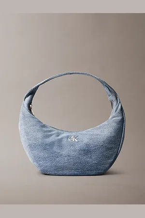 Calvin Klein Small Denim Hobo Bag