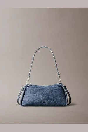 Calvin Klein Small Denim Shoulder Bag