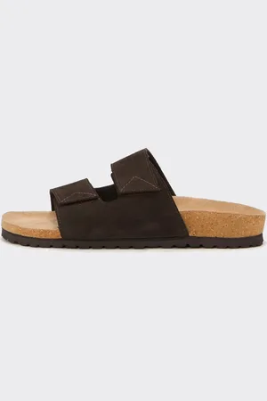 SELECTED Ciabatta Bastian Suede Strap Demitasse