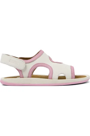 Camper Bicho - Sandals for Girls - White, size 7.5, Smooth leather