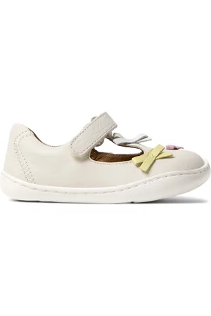 Camper Twins - Smart casual shoes for First walkers - White, size 4.5, Smooth leather