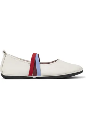 Camper Twins - Ballerinas for Women - White, size 3, Smooth leather