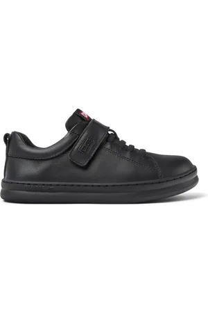 Camper Runner - Sneakers for Girls - Black, size 7.5, Smooth leather/Cotton fabric