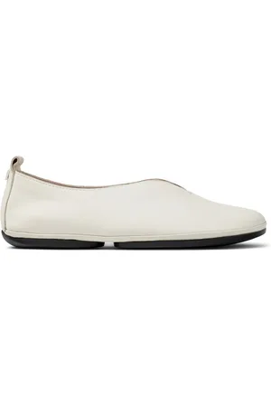 Camper Right - Ballerinas for Women - White, size 4, Smooth leather